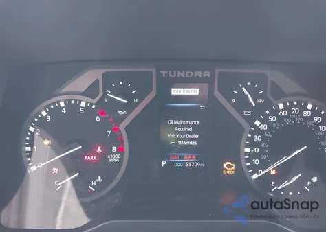 2024 Toyota Tundra Sr5 4Wd z USA, uszkodzony, nr VIN 5TFLA5DB1RX132370